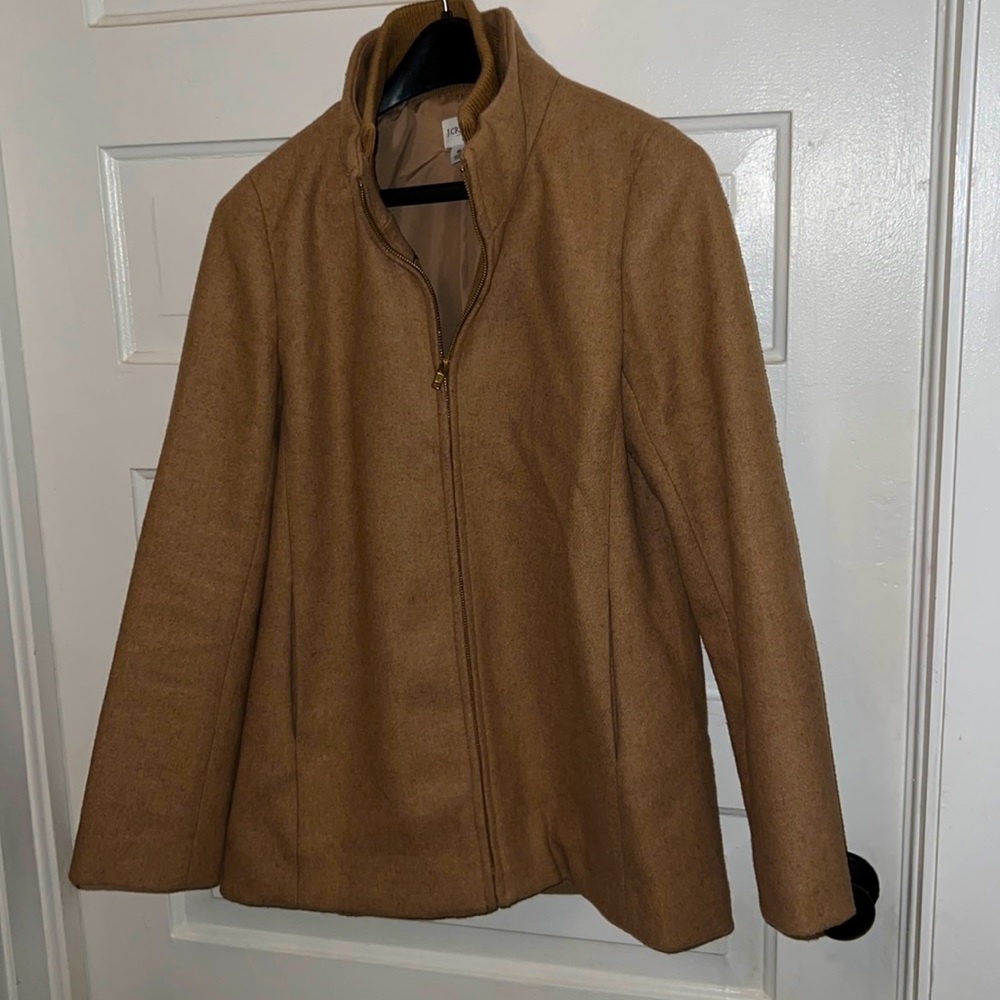 J. Crew Camel Peacoat